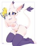  absurd_res animal_humanoid anthro belly big_breasts big_butt big_ears big_nipples blue_eyes blush bodily_fluids breasts butt cat_humanoid chain chained claws clothing cum cum_in_mouth cum_inside digimon digimon_(species) domestic_cat ear_piercing ear_ring ear_tuft felid felid_humanoid feline feline_humanoid felis female footwear fur gatomon genital_fluids gloves handcuffs handwear hi_res humanoid kneeling lactating legwear long_tail mammal mammal_humanoid mythruna navel nipples piercing shackles signature simple_background slave solo stockings tail_tuft thick_thighs thong trapped tuft underwear white_body white_fur 