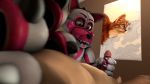  16:9 3_toes ackackacka anthro duo feet female five_nights_at_freddy&#039;s foot_fetish foxy_(fnaf) funtime_foxy_(fnaf) genitals handjob hi_res looking_at_genitalia looking_at_penis male male/female multicolored_body penile penis pink_body sex sister_location toes video_games white_body widescreen yellow_eyes 