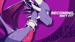 2025 activision atlus black_body bracelet cynder digital_drawing_(artwork) digital_media_(artwork) dragon eyelashes female feral green_eyes hi_res horn jewelry megami_tensei multi_horn mythological_creature mythological_scalie mythology persona_(series) persona_5 scalie sega skaydie solo spyro_the_dragon text wings