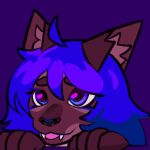 1:1 anthro bestuke blep blue_hair colored domestic_cat felid feline felis hair icon male mammal mimi(bestuke) portrait siamese_cat solo tongue tongue_out