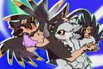 2026 4_ears anthro anthro_on_anthro anthro_penetrated anthro_penetrating anthro_penetrating_anthro avali between_legs biped black_body black_feathers black_fur black_sclera blush bodily_fluids chest_tuft claws cum cum_in_mouth cum_inside deep_throat dep digital_media_(artwork) duo ejaculation erection feathered_wings feathers feet female female_penetrated fur genital_fluids genitals grey_body grey_feathers haziq_(darkeeveeon) hi_res holding_legs_open internal internal_oral larger_sub male male/female male_penetrating male_penetrating_female multi_ear nude nude_anthro nude_female nude_male open_mouth oral oral_penetration orange_body orange_claws orange_eyes orange_feathers penetration penile penile_penetration penis penis_in_mouth pillow saliva saliva_on_penis sevrynn_the_anchor sex simple_background size_difference spread_legs spreading submissive tail tail_feathers talons thin_tail toe_claws toes tongue tuft winged_arms wings x-ray_view yellow_claws yellow_eyes