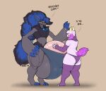 2022 3_toes 4_fingers 5_fingers admiring_penis anthro armwear balls balls_outline big_balls big_penis black_body black_fur black_mane blue_claws blue_hair blush bovid bulge butt caprine claws clothing colored detailed_bulge duo elbow_gloves english_text feet fingers fur generation_5_pokemon genital_outline genitals gloves goat hair hand_on_penis handwear horn huge_balls huge_penis hyper hyper_balls hyper_genitalia hyper_penis legwear licking licking_lips long_ears male male/male mammal mane marvolk muscular muscular_thighs nintendo penis penis_poking_out pink_body pink_fur pokemon pokemon_(species) scarf signature size_difference slim small_waist snout stockings tail talking_to_another text toes tongue tongue_out underwear wide_hips yellow_horn zoroark