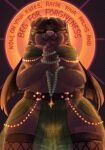 anthro backlighting barely_visible_genitalia barley barley(barkules) beads belly big_breasts bird_dog breasts brown_body brown_fur camel_toe canid canine canis chain clothing domestic_dog female fishnet_clothing fur genital_outline genitals hair hi_res hunting_dog iconography labrador legwear light lighting long_hair low-angle_view mammal nipple_outline outline pigeonfunker prayer prayer_beads religion retriever solo stained_glass straight_hair suggestive sun thick_thighs thigh_highs translucent translucent_clothing under_boob vulva_outline wide_hips