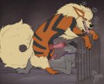 animal_genitalia animal_penis anthro anthro_on_feral arcanine balls bestiality blush bodily_fluids canid canine canine_genitalia canine_penis claws clothing cum digital_media_(artwork) digitigrade duo english_text erection fangs fenn.perrox feral finger_claws fluffy fluffy_tail fur generation_1_pokemon genital_fluids genitals grey_body hi_res horn knot knotted_penis kobold larger_feral larger_male looking_pleasured male male/male male_anthro male_feral male_on_feral mammal nintendo nude penis pokemon pokemon_(species) quadruped remy_(wulfer) reptile scalie simple_background size_difference smaller_anthro smaller_male snout tail teeth text toe_claws tongue tongue_out url