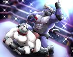 2026 abs anthro arena aroused aroused_by_another aroused_face aroused_male aroused_smile ass_up backlighting barazoku bear bent_over biceps big_butt big_muscles big_pecs black_boots black_briefs black_clothing black_elbow_pads black_fingerless_gloves black_footwear black_gloves black_handwear black_underwear blue_body blue_fur bodily_fluids boots bovid bovine briefs butch_boulder butt cattle clothed clothed_sex clothing collar competition defeat defeat_sex defeated dominant dominant_anthro dominant_male domination/submission dry_humping duo elbow_pads fighting_ring fingerless_gloves footwear fur gloves grey_body grey_fur grin grinding handwear hi_res holding_leash holding_object horn humping imminent_sex kneeling kneeling_on_ground kneeling_sex leash leash_pull leashed_collar leashed_male light lighting looking_pleasured male male/male mammal manly muscular muscular_anthro muscular_arms muscular_male muscular_thighs nipples pecs polar_bear public public_sex red_collar red_leash sex sexual_competition sexual_fight shade_the_wolf shoes smile smirk stadium stadium_lighting submissive submissive_anthro submissive_male sweat sweatdrop sweaty_arms sweaty_body sweaty_chest sweaty_face sweaty_legs tail thick_arms thick_thighs topless topless_anthro topless_male tough_guy underwear ursine white_body white_fur wrestler wrestlers wrestling wrestling_briefs wrestling_clothing wrestling_match wrestling_outfit