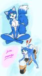 4k 9:16 absurd_res anthro breasts canid canine crossed_legs female fox hanging_breasts head_tilt hi_res krystal_(star_fox) mammal medium_breasts motorcycle nintendo nipples nude pink_nipples sitting sitting_on_ground solo son_mango star_fox surprised vehicle