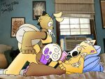 4:3 abdominal_bulge air_conditioner anal animal_genitalia animal_penis arthropod bed bee bodily_fluids butters_(theenyface) cowgirl_position cum cum_from_mouth cum_in_mouth cum_inflation cum_inside cum_on_face detailed_background domestic_cat equine_genitalia equine_penis felid feline felis from_front_position furniture genital_fluids genitals ghibli humanoid_genitalia humanoid_penis hymenopteran inflation insect looking_at_another lying male male/male mammal masturbation mixed_media nausica&auml;_of_the_valley_of_the_wind on_bottom on_top orgasm pawpads penis photo_background photography_(artwork) pillow prostate sex surprised theenyface window x-ray_view