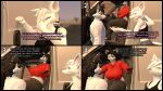 3d_(artwork) absurd_res anthro black_border border breasts canid canine canis comic dialogue digital_media_(artwork) english_text female group hi_res male male/female mammal mex minivan murid murine profanity rat rodent sfmex_studios source_filmmaker_(artwork) street text trio warfare_flint white_body wolf yellow_sclera