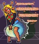 anthro antlers black_clothing black_sweater black_topwear blonde_hair blush blush_lines bodily_fluids brown_body brown_fur clothed clothing deer deltarune diaper diaper_change_request digitigrade english_text evebassett excessive_feces feces female fur genital_fluids hair hooves horn hyper hyper_feces mammal new_world_deer noelle_holiday pooped pooping reindeer scatplay short_tail smelly soiled soiled_diaper soiling soiling_diaper solo stink_fumes stink_lines sweater tail teeth teeth_showing text topwear unclean_diaper undertale_(series) urine used_diaper using_diaper watersports wearing_diaper wet wet_diaper