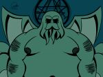 4:3 absurd_res aquatic belly big_belly cephalopod coleoid cosmic_horror cthulhu cthulhu_mythos fattydelta h._p._lovecraft hi_res male mollusk octopodiform octopus overweight overweight_male