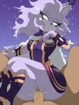 3:4 absurd_res anonymous_artist anthro anthro_penetrated bodily_fluids cape clothed clothed/nude clothed_female clothing cloud crossed_legs deer dominant dominant_female duo empty_eyes fan_character female female_on_human female_on_top first_person_view genital_fluids gradient_background hand_on_knee hand_on_leg hi_res human human_on_anthro human_penetrating human_penetrating_anthro human_pov interspecies judging larger_human larger_male light-skinned_human light-skinned_male light_body light_skin looking_at_viewer male male/female male_human male_on_anthro male_pov mammal mouthless nebula_kallistis nude nude_male on_top penetration sega sex simple_background size_difference sky smaller_anthro smaller_female sonic_the_hedgehog_(series) sparkles star starry_sky vaginal vaginal_fluids vaginal_penetration