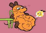 2026 abdominal_bulge ambiguous_anthro ambiguous_gender ambiguous_pred anthro anthro_pred anthro_prey belly belly_on_ground big_belly biped black_ear_tips black_nose black_tail black_whiskers blonde_hair blush blush_lines brown_arms brown_body brown_ears brown_fur brown_legs chair cheek_blush cheek_spots closed_frown closed_smile cutaway daniel_(meatcanister) die_sendung_mit_der_maus digital_media_(artwork) dipstick_ears ear_markings english_description face_imprint foot_imprint frown full-length_portrait fully_inside fur furniture generation_1_pokemon green_chair hair hand_imprint hand_on_belly hand_on_own_belly heart_reaction heart_symbol huge_belly imprint looking_at_belly looking_at_own_belly looking_at_self looking_down looking_down_at_belly looking_down_at_self mammal markings meatcanister monotone_arms monotone_background monotone_belly monotone_face monotone_hair monotone_legs monotone_tail motion_lines mouse mouse_(dsmdm) mouth_closed multicolored_body multicolored_ears multicolored_fur murid murine narrowed_eyes nintendo on_chair orange_belly orange_body orange_face orange_fur pikachu pink_background pixel_(artwork) pokemon pokemon_(species) portrait rodent rumbling_stomach same_size_vore simple_background sitting sitting_on_chair sitting_on_ground smile soft_vore solo tail thin_tail two_tone_body two_tone_fur unseen_prey vore whiskers yellow_body yellow_ears yellow_fur