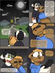 3:4 abdominal_bulge anal anal_penetration anthro balls belly belly_expansion belly_inflation big_belly big_breasts big_butt black_hair blonde_hair bodily_fluids border breasts burping butt calico_cat casual_sex clothed clothed_sex clothing comic cover covering covering_mouth cum cum_burp cum_inflation cum_inside cum_through detailed_background dialogue digital_media_(artwork) domestic_cat duo english_text expansion felid feline felis female fur genital_fluids genitals green_eyes grey_border hair hi_res huge_breasts inflation lagomorph leaking_cum lemmy_(sapphinarose) lewd_can male male/female mammal marathon_sex marriage_proposal mottled nude paprika_(sapphinarose) penetration piebald pika sex size_difference text thick_thighs