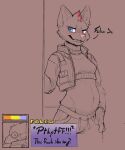 absurd_res anthro avian bedtime_buck bird blue_eyes bottomwear clothed clothing cropped_sweater dialogue dialogue_box domestic_cat duo ear_piercing ear_ring eyeshadow falco_lombardi fangs feathers felid feline felis female gesture head_tuft hi_res imminent_sex interspecies interspecies_pregnancy jacket katt_monroe makeup male mammal mayternity mayternity_2026 nintendo offscreen_character pants partially_clothed piercing pink_nose pregnant pregnant_anthro pregnant_female presenting_belly ring_piercing solo_focus spit-take star_fox star_fox_(2026) stated_paternity suggestive suggestive_gesture sweatpants teeth topwear tuft undressing_self