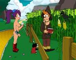  fry futurama nibbler tagme turanga_leela 