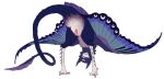 2026 avian blue_body blue_feathers blue_wings butt closed_smile european_mythology feathers female female_feral feral genitals greek_mythology hair harpy hi_res jejejunum leaning mouth_closed multicolored_body multicolored_feathers mythological_avian mythological_creature mythology nethermare presenting presenting_hindquarters presenting_vulva purple_body purple_feathers purple_hair rear_view simple_background smile solo tan_body tan_feathers teal_body teal_feathers teal_wings vulva whisper_(jejejunum) white_background wings