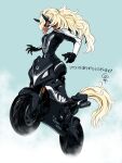 3:4 5_fingers black_bodysuit black_clothing black_gloves black_handwear black_headwear black_mask black_skinsuit blonde_hair blue_background bodysuit breasts brown_body brown_eyes clothed clothed_female clothed_taur clothing cybernetics cyborg cyborg_taur equid equine eyelashes female female_taur fingers full-length_portrait gloves hair handwear headgear headwear hi_res horse humanoid_hands japanese_description japanese_text keityo99 kemono long_hair machine mammal mask medium_breasts motorcycle motorcycle_taur mouth_closed multicolored_bodysuit multicolored_clothing multicolored_headwear multicolored_mask multicolored_skinsuit portrait simple_background skinsuit snout solo tail taur text three-quarter_view tight_clothing two_tone_bodysuit two_tone_clothing two_tone_headwear two_tone_mask two_tone_skinsuit vehicle vehicle_taur white_bodysuit white_clothing white_headwear white_mask white_sclera white_skinsuit yellow_tail
