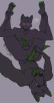 2026 absurd_res age_difference animal_genitalia animal_penis anthro anthro_on_anthro anus areola balls belly_nipples big_penis black_body black_fur blush body_hair brother_(lore) brothers_(lore) butt calypsomw canid canine canine_genitalia canine_penis canis chest_hair claws duo ear_piercing ear_ring erection eyebrows facial_piercing flustered fur genitals green_anus green_areola green_nipples green_pawpads green_penis green_tongue grey_background hand_on_leg hand_on_thigh hi_res high-angle_view highlights_(coloring) imminent_anal incest_(lore) interrobang knot legs_up looking_at_viewer lying male male/male mammal multi_nipple muscular muscular_anthro muscular_male navel nipple_piercing nipple_ring nipples nose_piercing nose_ring nude older_dom_younger_sub on_back pawpads pecs penis penis_size_difference perineum piercing ring_piercing selfie sex sheath sibling_(lore) signature simple_background smile spread_legs spreading surprised tongue tongue_out tuft upside_down vein wolf