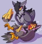 4_toes anisodactyl anus avian avian_feet beak bird blush blush_lines bodily_fluids claws duo feathers feet female female/female feral fingering foot_fetish foot_focus foot_on_face foot_play footjob generation_4_pokemon genital_fluids genitals grey_body grey_feathers hi_res nintendo nulloffset pokemon pokemon_(species) sex simple_background soles staraptor stepped_on tail tail_feathers talons toe_claws toes tongue tongue_out vaginal vaginal_fingering vaginal_fluids vaginal_footjob vulva
