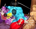 absurd_res anal anal_penetration anthro anus armpit_hair back_muscles balls beard biceps big_butt big_muscles blonde_hair bodily_fluids body_hair butt catnap_(poppy_playtime) clay_creature clenched_teeth clothing cum cum_in_ass cum_inside cum_on_body cum_on_butt cum_on_penis cum_on_self deltoids doey_the_doughman_(poppy_playtime) drooling ejaculation english_text erection facial_hair felid feline forearm_muscles from_front_position genital_fluids genitals goatee greeting group group_sex hair hat headgear headwear hi_res huge_butt human humanoid image_sequence lying male male/male mammal mind_control missionary_position mob_entertainment muscular muscular_anthro muscular_male nipples nude on_back orange_eyes pecs penetrating_while_penetrated penetration penile penile_penetration penis penis_in_ass poppy_playtime protagonist_(poppy_playtime) pubes questionable_consent robertsilva saliva saliva_on_tongue saliva_string sex smile smiling_at_another smiling_critters speech_bubble sweat sweatdrop teeth text threesome tongue tongue_out triceps trio vein veiny_penis