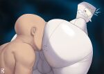 1_eye 2026 anal annoyed anus artist_logo backsack balls big_butt black_eyebrows bodily_fluids brouva butt digital_drawing_(artwork) digital_media_(artwork) duo eyebrows fold_(gameoverse) gameoverse genitals glistening glistening_butt glitch_productions huge_butt human human_on_humanoid humanoid interspecies leaning leaning_forward logo looking_back looking_down male male/male male_humanoid male_on_humanoid mammal not_furry nude nude_human nude_humanoid nude_male onomatopoeia oral paper_creature perineum pink_eyes rimming saliva sex sharp_teeth simple_background slurping sound_effects tan_body tan_skin teeth text white_balls white_body white_perineum white_skin