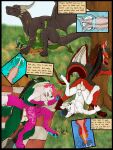 2_penises 3:4 absurd_res animal_genitalia anthro anthro_on_feral anthro_penetrated anus balls balls_touching bestiality bodily_fluids canid canine canis cervical_penetration cum cum_in_ovaries cum_in_uterus cum_inside dialogue double_penetration dragon english_text fallopian_penetration fallopian_tubes fellowwolf feral feral_penetrating feral_penetrating_anthro from_front_position from_side genital_fluids genitals group hi_res hybrid impregnation intersex intersex/male knot knotting lying male maleherm maleherm/male mammal missionary_position multi_genitalia multi_penis multiple_impregnation multiple_ova mythological_creature mythological_scalie mythology on_back ovum penetration penile_spines penis penis_in_uterus profanity reverse_piledriver_position scalie sex sheath sperm_cell text theshadowulf uterus vaginal vaginal_penetration wolf