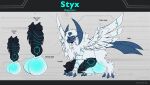 2026 2_penises 2_tails 3_toes absurd_res balls big_balls big_penis blue_eyes chloe-dog claws cybernetic_arm cybernetic_limb digital_drawing_(artwork) digital_media_(artwork) erection feet feral fur generation_6_pokemon genitals hair heterochromia hi_res horn huge_balls huge_penis knot knotted_penis male mega_absol mega_evolution model_sheet multi_genitalia multi_penis multi_tail nintendo penis pokemon pokemon_(species) red_eyes scar solo standing styx_(blue-wolfy) tail toe_claws toes white_body white_fur white_hair wings