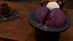 16:9 3d_(artwork) 4k absurd_res anthro bodily_fluids butt cum cum_in_vagina cum_inside cum_on_anus cum_on_butt digital_media_(artwork) dupin_(pal) female fleshlight_position genital_fluids hi_res lagomorph leporid mammal palworld pocketpair rabbit redpillvevo solo widescreen