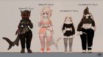 16:9 3d_(artwork) 4k absurd_res animal_humanoid anthro aquatic aquatic_humanoid areola areola_slip ash_redline_(hound_helldan) beaded_bracelet beaded_jewelry beads big_breasts bikini black_areola black_body black_claws black_hair black_lips blender_(artwork) blush body_chains bottomless bottomwear bottomwear_pull bracelet breast_tattoo breasts brother_(lore) brother_and_sister_(lore) butt candy_bracelet claws clothed clothing clothing_pull crop_hoodie crop_top detailed_background digital_media_(artwork) duo ear_piercing english_text eva_redline_(hound_helldan) eyeliner eyeshadow female femboy fish fish_humanoid fishnet_clothing fishnet_legwear floppy_ears freckled_breasts freckled_butt freckled_face freckled_tail freckles furgonomic_piercing furgonomics gesture grey_breasts grey_butt grey_claws group hair hand_on_hip hi_res highlights_(coloring) hound_helldan huge_hips humanoid indifferent jewelry lagomorph legwear leporid lips long_ears looking_at_viewer makeup male mammal markings mitsu_(hound_helldan) model_sheet mohawk multicolored_body night one_eye_obstructed pants pants_pull piercing pink_claws pink_eyes pink_highlights rabbit red_claws red_eyeliner red_eyes red_highlights shark shark_humanoid shirt sibling_(lore) sister_(lore) skirt small_waist smile smug solo subaru_(hound_helldan) swimwear tail tail_piercing tattoo text thick_thighs tomboy topwear tribal tribal_markings two-piece_swimsuit vehicle wardrobe_malfunction warmers watermark white_body white_hair wide_hips widescreen