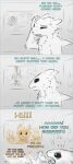 absurd_res ambiguous_gender annoyed anthro black_body black_fur black_nose blood blue_pupils bodily_fluids canid canine casualties:_unknown colored_blood comic detailed_background dialogue drugged drugs duo english_text expie_(gunsawian) fentanyl fluffy fluffy_tail fur gunsawian hi_res humor inside mammal milky_(gunsawian) nosebleed orange_blood orange_sclera pawpads paws pupils shadarrius shocked speech_bubble substance_intoxication tail text unusual_blood unusual_bodily_fluids white_body white_fur white_nose window
