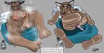 ambiguous_fluids amputee anthro bad_end bed caracal caracal_(genus) disability falling_apart felid feline female frost_(ishitmypants) furniture gaping gaping_nipples gaping_vagina genitals implied_permanent inanimate_transformation ishitmypants limbs living_sex_doll lube lying lying_on_bed mammal masturbation melting_limbs nude on_bed orgasm quadruple_amputee sex_doll_holes solo transformation two_panel_image vaginal vaginal_masturbation vulva