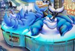 2026 aquatic belly belly_expansion belly_squish big_belly bloated blob_body blobby blue_body body_expansion cetacean chlurx cracked_wall detailed_background dolphin duo eating eating_food expansion eyewear fat_rolls fatty-sashimi feeding feedism feral fish food food_fetish food_in_mouth food_play garden glasses hi_res huge_belly immobile jumping male mammal morbidly_obese morbidly_obese_feral morbidly_obese_male obese obese_feral obese_male oceanic_dolphin open_mouth orca overflowing overflowing_pool overstuffed overstuffing overweight overweight_feral overweight_male park shaded sonder squish squishy_body stuffing swimming swimming_pool tail tank_(container) thick_tail tongue tongue_out toothed_whale vore water weight_gain whale white_body