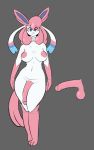  10:16 absurd_res anthro balls big_penis blue_eyes breasts eeveelution genitals grey_background gynomorph hair hi_res humanoid_genitalia humanoid_penis intersex looking_at_viewer nintendo nipples penis pink_balls pink_hair pink_nipples pink_penis pink_tail pok&eacute;mon pok&eacute;mon_(species) quin-nsfw ribbons simple_background solo standing sylveon video_games white_body white_breasts 