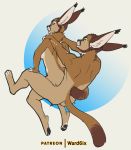  2020 4_toes 5_fingers ambiguous_penetration anthro anthro_on_anthro anthro_penetrated anthro_penetrating anthro_penetrating_anthro breasts brown_body brown_fur caracal caracal_(genus) digital_media_(artwork) dipstick_tail duo ear_tuft eyes_closed faint felid feline female female_penetrated fingerless_(marking) fingers from_behind_position fur green_eyes inner_ear_fluff male male/female male_penetrating male_penetrating_female mammal multicolored_tail open_mouth penetration rear_view selfcest sex side_boob square_crossover toeless_(marking) toes tuft 