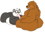  alpha_channel anthro big_butt border brown_bear butt cartoon_network drawpile duo fellatio giant_panda grizzly_(wbb) grizzly_bear hi_res male male/male mammal nood1e oral overweight overweight_male panda_(wbb) penile sex slightly_chubby transparent_border ursid ursine we_bare_bears 