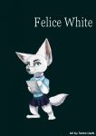  anthro canid canine clothed clothing fan_character female fluffy fluffy_tail fox fur hi_res holding_object mammal simple_background smile solo tashalisets text white_body white_fur 