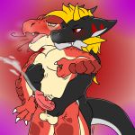  1:1 andromorph anthro brawlhalla dragon intersex male male/male opstah_(characters) ragnir_(brawlhalla) 