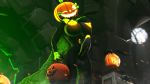  16:9 3d_(artwork) 4k absurd_res anthro balls big_breasts big_penis breasts clothing digital_media_(artwork) food fruit genitals gynomorph halloween hi_res holidays humanoid intersex nipples nude open_mouth penis plant pumpkin pumpkin_head reshsfm simple_background solo source_filmmaker widescreen 