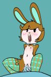  ambiguous_species animal_crossing anthro bodily_fluids breasts carmen_(animal_crossing) clitoris clothing cowgirl_position cum cum_in_mouth cum_in_pussy cum_inside cum_on_face drooling duo erect_nipples female flat_chested genital_fluids lagomorph legwear leporid male male/female mammal nintendo nipples on_bottom on_top open_mouth penetration rabbit saliva sex small_breasts spread_legs spreading stockings tongue tongue_out unknown_artist vaginal vaginal_penetration video_games 