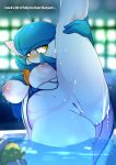  2020 absurd_res ashraely big_breasts blush breasts butt butt_pose clothing curvy_figure digital_media_(artwork) disembodied_hand english_text female flexible gardevoir genitals hi_res huge_breasts humanoid looking_at_viewer nintendo not_furry nude one_leg_up pok&eacute;mon pok&eacute;mon_(species) pose pussy raised_leg red_eyes shiny_pok&eacute;mon simple_background smile solo splits spread_legs spreading standing text thick_thighs vertical_splits video_games voluptuous wide_hips 