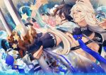  animal_ears armor japanese_clothes kogitsune mikazuki_munechika nipponia_nippon sword touken_ranbu 