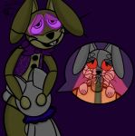  anthro female five_nights_at_freddy&#039;s fnaf_vr_help_wanted glitchtrap lagomorph leporid male male/female mammal rabbit vanny_(fnaf) video_games 