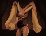  ambiguous_gender anthro arthropod beetle better_version_at_source bottomless clothed clothing elateroid featureless_crotch firefly flat_chested grass inkune insect lagomorph leporid lopunny mammal night nintendo outside pok&eacute;mon pok&eacute;mon_(species) pose rabbit shirt solo topwear tree video_games 