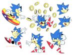  2018 anthro biped black_eyes blue_body blue_fur cigardoesart classic_sonic classic_sonic_(universe) clothing emanata eulipotyphlan fist frown fur gesture gloves green_eyes grin handwear hedgehog hi_res male mammal multiple_images multiple_poses on_one_leg pose ring_(sonic) simple_background smile snowboard solo sonic_the_hedgehog sonic_the_hedgehog_(series) standing white_background x_eyes 