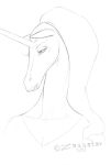  2d_animation animated anthro blinking equid equine eyebrows eyelashes girly gwen_(zaggatar) hair horn horse lips long_eyelashes long_horn long_neck male mammal ponytail ponytail_hair raised_eyebrow short_playtime smiling_at_viewer solo thick_lips unicorn unicorn_horn zaggatar 
