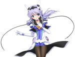  1girl 2000s_(style) amagi_nanaha black_pantyhose blue_eyes blush bow breasts cable choker collarbone cowboy_shot dress elbow_gloves frills game_asset gloves hand_on_own_chest headgear large_variant_set long_hair looking_at_viewer magical_girl mahou_senshi_(series) mahou_senshi_symphonic_knights medium_breasts non-web_source official_art open_mouth overskirt pantyhose parted_lips puffy_sleeves purple_hair saitou_natsuki self-datamine short_sleeves simple_background skirt solo standing symphonic_sugar tachi-e thigh_gap transparent_background variant_set white_gloves 