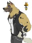  animal_crossing anthro belka_(artist) canid canine canis feral hi_res kyle_(animal_crossing) male mammal metalhead nintendo rock video_games wolf 