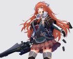  arknights bagpipe_(arknights) ponta_(velmar) skirt_lift thighhighs weapon 