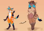  &lt;3 &lt;3_eyes absurd_res anthro big_breasts bovid bovine breasts brown_body brown_fur canid canine cattle female fox fur gender_transformation growth hair hi_res long_hair male mammal nude phallusbro pink_eyes simple_background solo species_transformation teats thick_thighs transformation udders wide_hips 