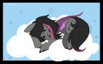  16:10 anonymous_artist arthropod carapace changeling cloud female feral friendship_is_magic hair hasbro hi_res mimicry_(fluffobuggo) my_little_pony neck_tuft simple_background sleeping solo tuft unguligrade_legs widescreen 
